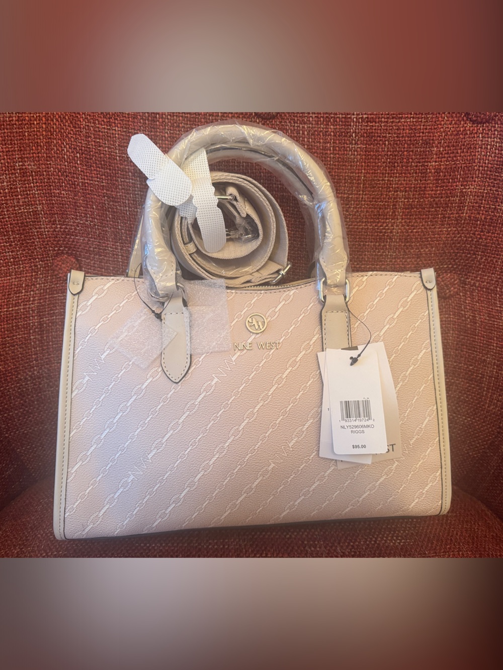 Nine West Milk Logo Satchel